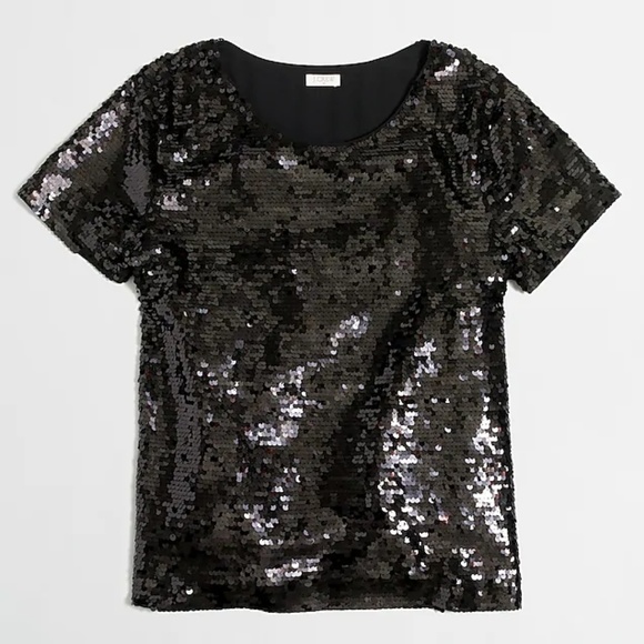 J. Crew Sequin Shirt - Picture 2 of 5